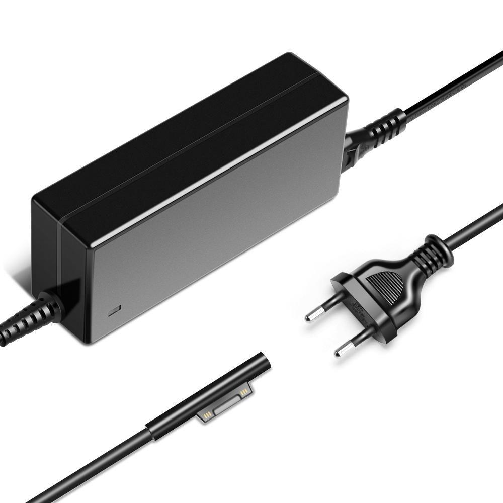 CoreParts MBXMS-AC0008 adattatore e invertitore Interno 90 W Nero (Power Adapter for MS Surface - 90W 15V 6A Plug:Special-Thin