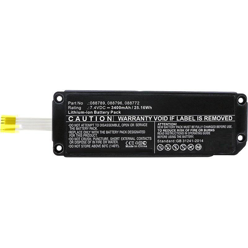 CoreParts MBXSPKR-BA015 ricambio per apparecchiature AV Batteria Altoparlante portatile (Battery 25.16Wh Li-ion 7.4V - 3400mAh