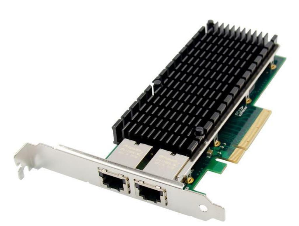 Scheda OEM Chip Intel X540 , 2xRJ45 Port 10Gbe. PCIe x8