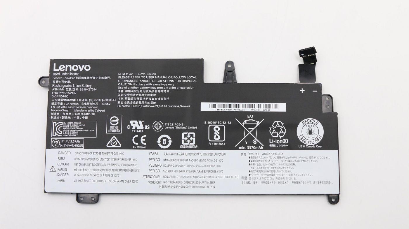 Battery 3C 42Wh Lion - Warranty: 6M