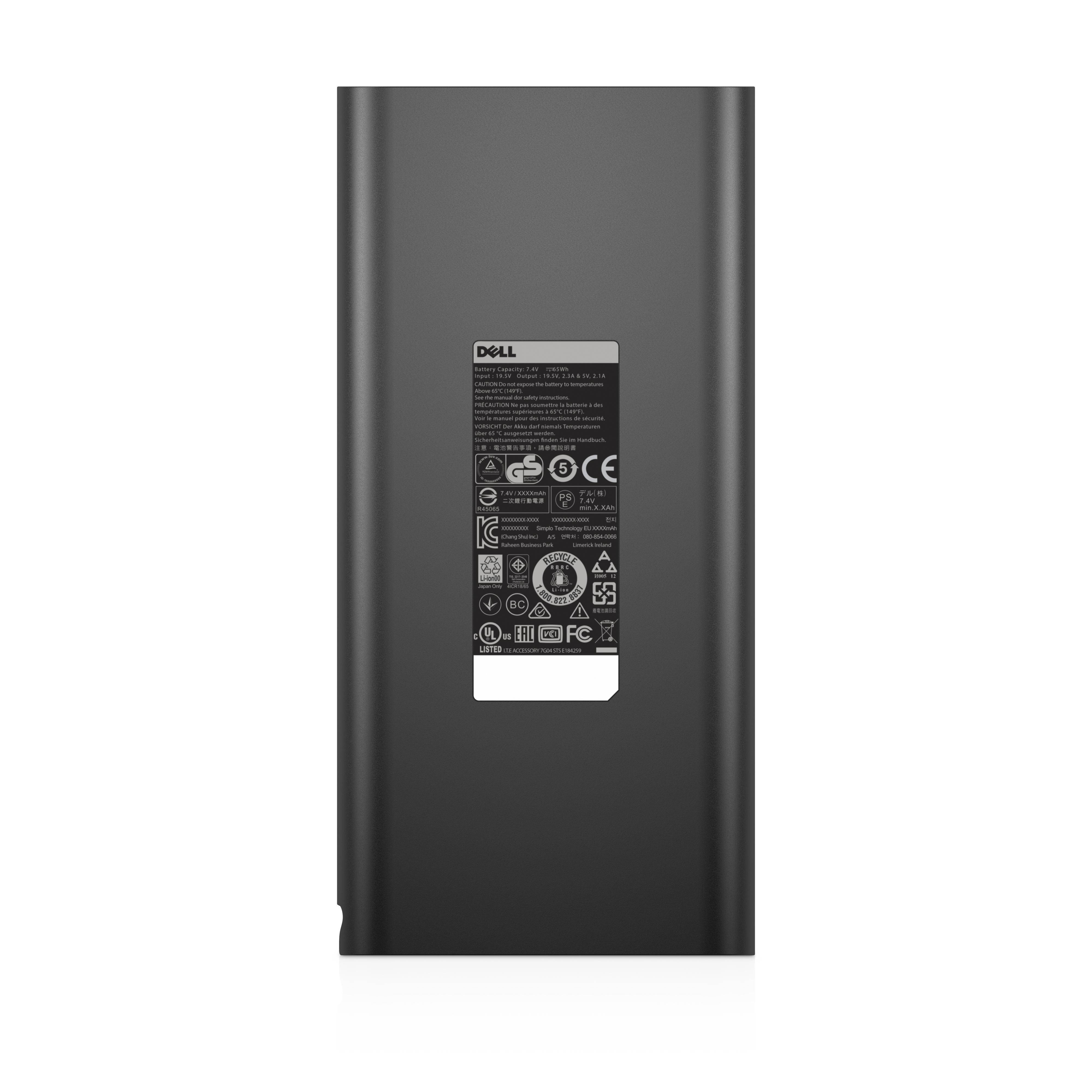 DELL PW7015L Ioni di Litio 18000 mAh Nero