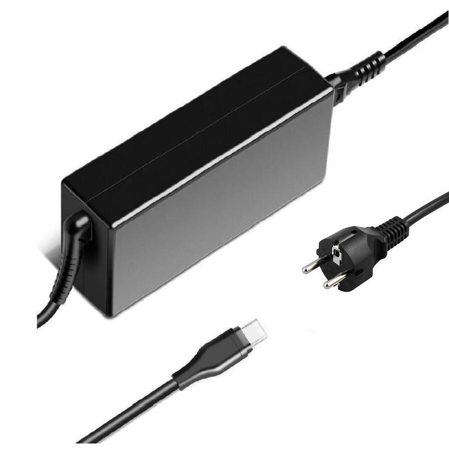 CoreParts MBXUSBC-AC0010 adattatore e invertitore Interno 90 W Nero (USB-C Power Adapter - 90W 15-20V/3-4.5A PD3.0 CE - FCC ROH