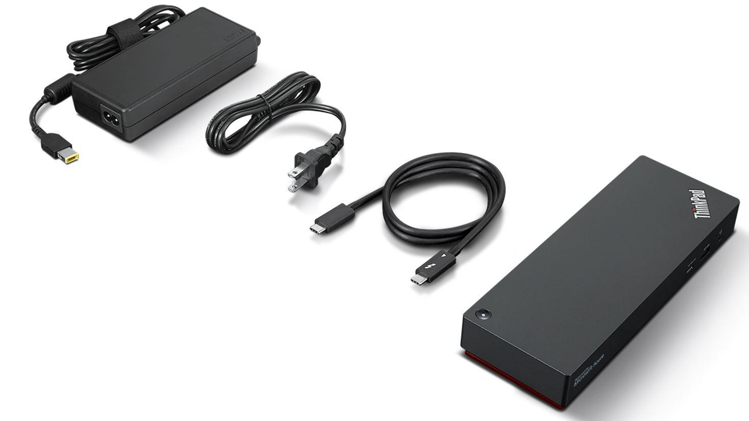 Lenovo ThinkPad Universal Thunderbolt 4 Smart Dock Cablato Nero