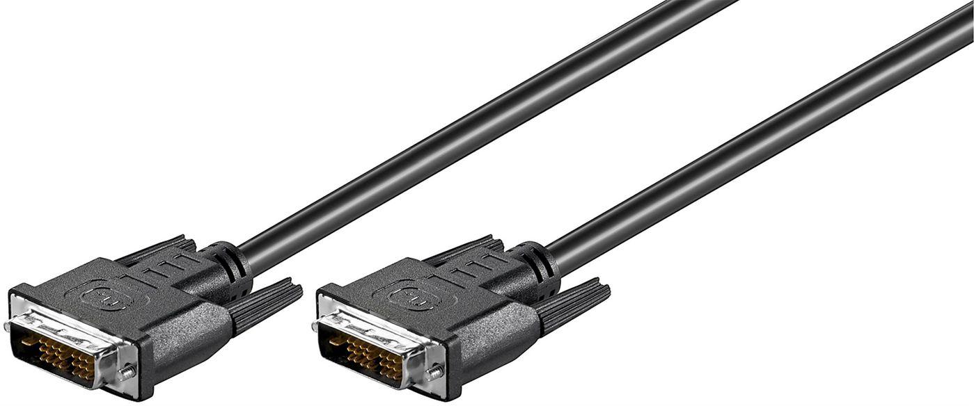 Microconnect MONCCS2 cavo DVI 2 m DVI-D Nero (Full HD DVI-D Cable, 2 meter - DVI-D 18+1-pin M-M Black - Full HD 1080p [1920 x 1