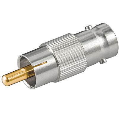 Microconnect RCA - BNC, M/F Argento (NC 1524 RCA M - BNC F - with gold contacts - Warranty: 300M)