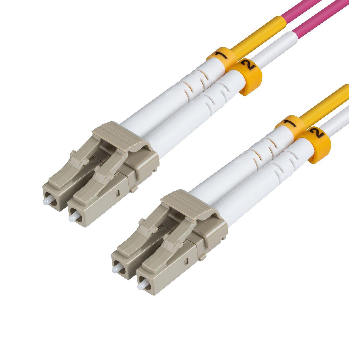 Microconnect FIB440402P cavo InfiniBand e in fibra ottica 2 m LC Viola (Fiber Patch Cable - - LC/UPC-LC/UPC 2m OM4 MM - Duplex