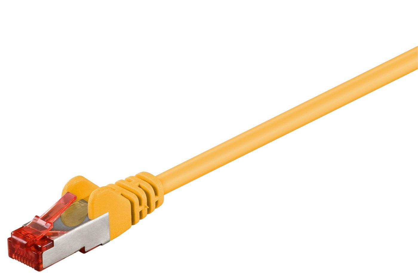 Microconnect B-FTP615Y cavo di rete Giallo 15 m Cat6 F/UTP [FTP] (F/UTP CAT6 15m Yellow PVC - Outer Shield : Foil screening - 4