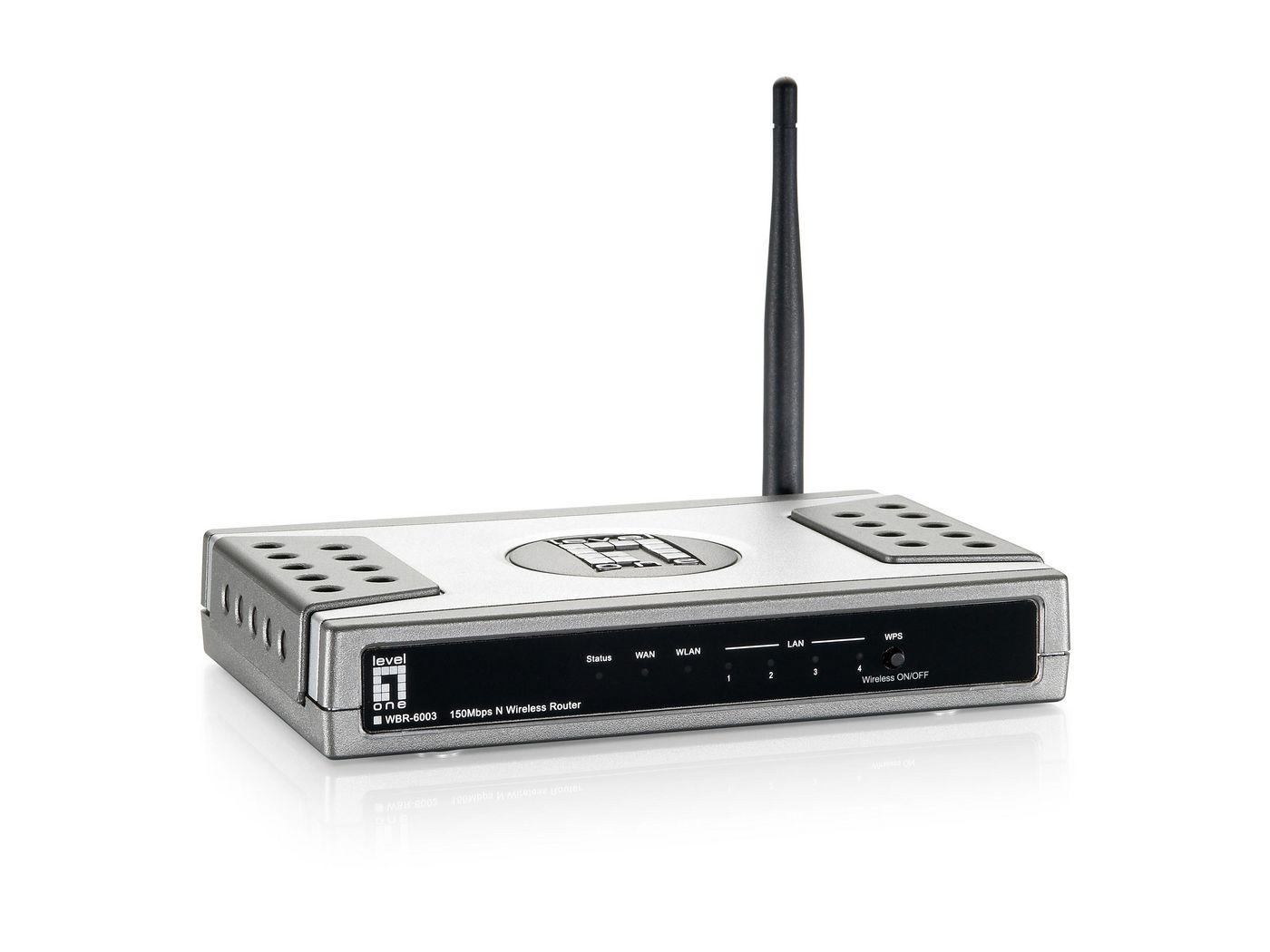 LevelOne WBR-6003 router wireless Fast Ethernet Argento