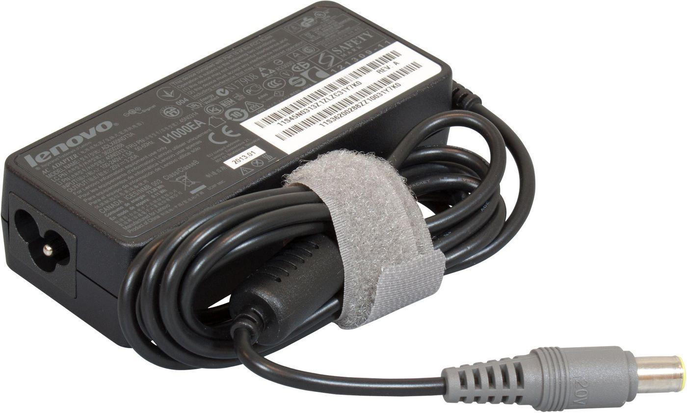 Lenovo FRU45N0120 adattatore e invertitore Interno 65 W Nero (AC-Adapter 65W - FRU45N0120, Notebook, Indoor, - 100-240 V, 50/60