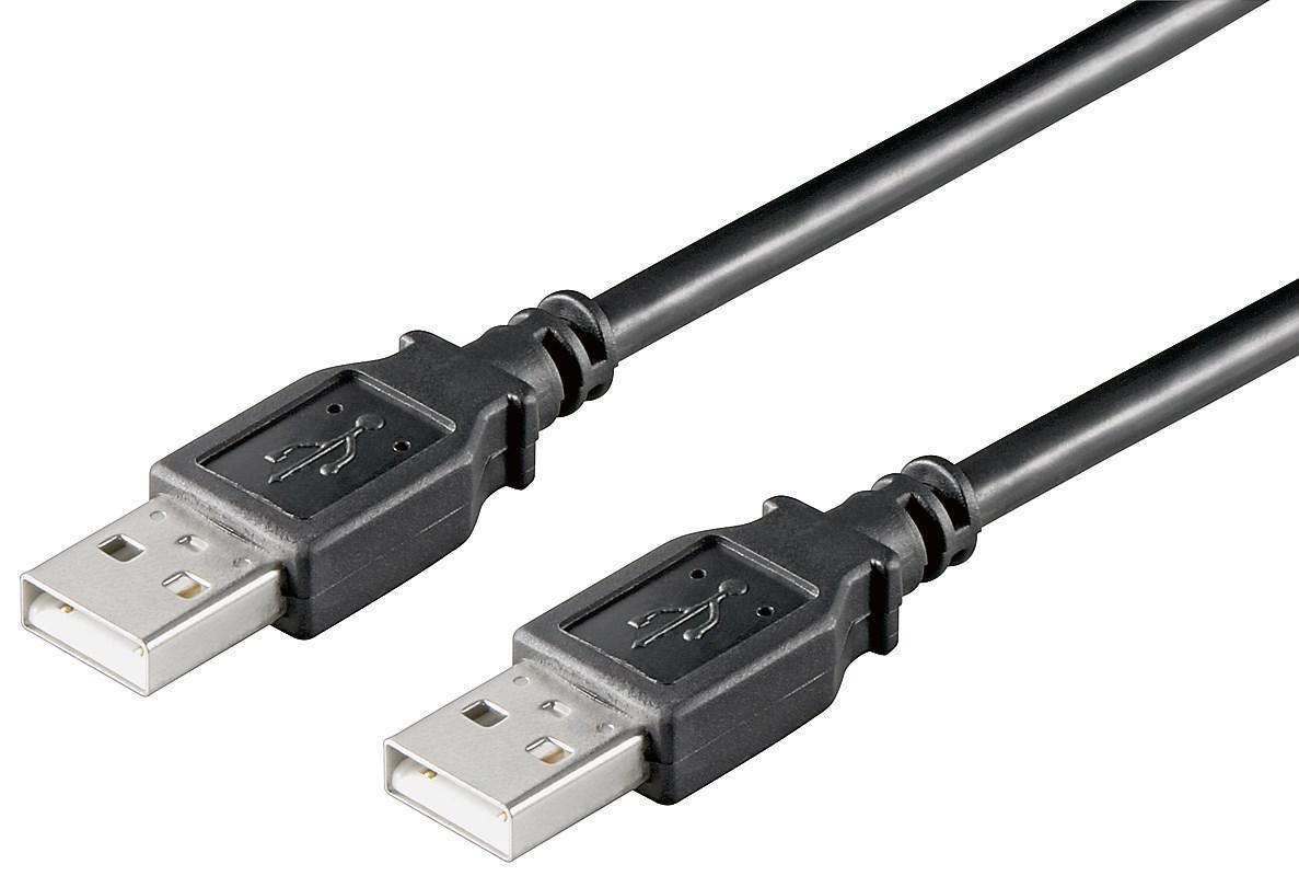 Microconnect USBAA5B cavo USB USB 2.0 5 m USB A Nero (USB2.0 A-A 5m M-M, Black - Hi-Speed cable - 150pcs/box - Warranty: 300M)