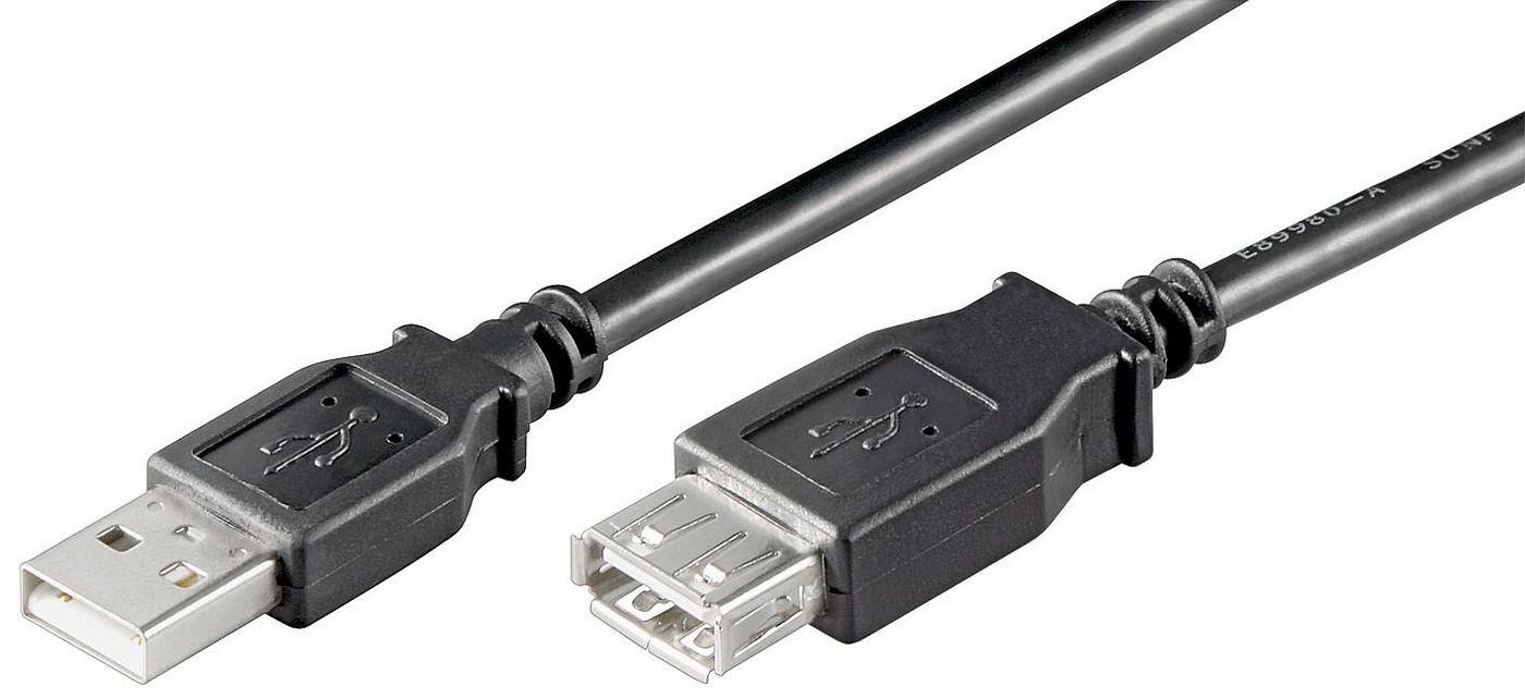 USB2.0 Extension A-A 0,3m M-F