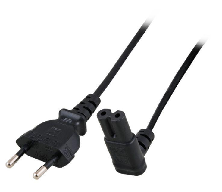 Power Cord Notebook 2m nero