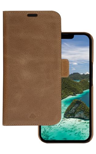 dbramante1928 Lynge custodia per cellulare 17 cm [6.7] Custodia a libro Marrone chiaro (Lynge iPhone 14 Pro Max, Tan [ECO])