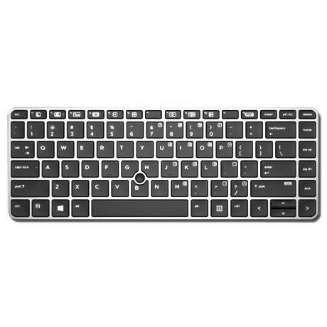 HP Backlit privacy keyboard (France) Tastiera