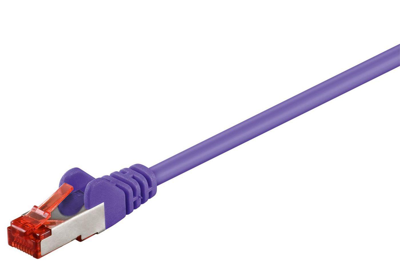 Microconnect B-FTP60025P cavo di rete Viola 0,25 m Cat6 F/UTP [FTP] (F/UTP CAT6 0.25m Purple PVC - Outer Shield : Foil screenin