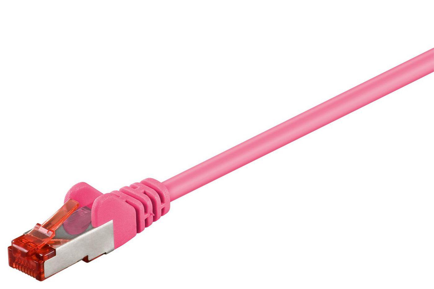 Microconnect B-FTP60025PI cavo di rete Rosa 0,25 m Cat6 F/UTP [FTP] (F/UTP CAT6 0.25m Pink PVC - Outer Shield : Foil screening