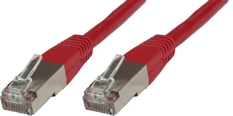 Microconnect STP60025R cavo di rete Rosso 0,25 m Cat6 F/UTP [FTP] (F/UTP CAT6 0.25m Red LSZH - Outer Shield : Foil screening -