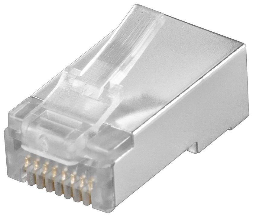 Microconnect KON504-10 cavo di collegamento RJ45 Translucent (Modular Plug CAT5e Plug 8P8C - FTP Shielded 10pcs in one bag - Fo