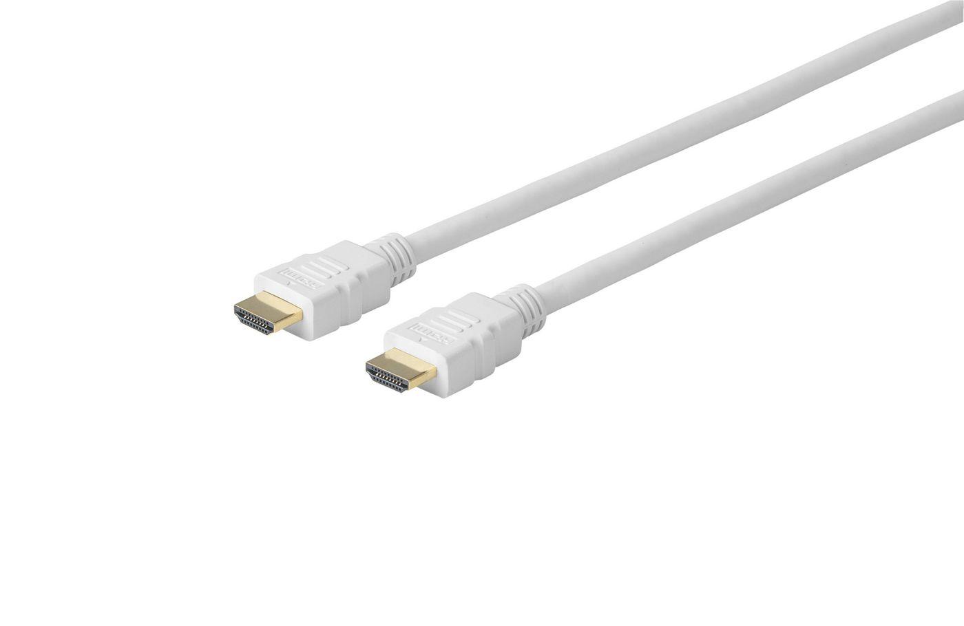 Vivolink PROHDMIHD0.5W cavo HDMI 0,5 m HDMI tipo A [Standard] Bianco (Pro HDMI Cable White 0.5m - Ultra Flexible . - Warranty: