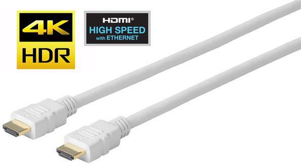 Vivolink PROHDMIHD5W cavo HDMI 5 m HDMI tipo A [Standard] Bianco (Pro HDMI Cable White 5m Ultra - Flexible . - Warranty: 1188M)