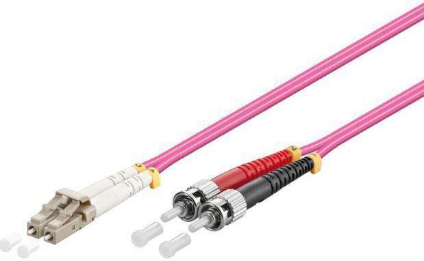 Microconnect FIB412002-4 cavo InfiniBand e in fibra ottica 2 m LC ST Viola (Fiber Patch Cable - - LC/UPC-ST/UPC 2m OM4 MM - Dup