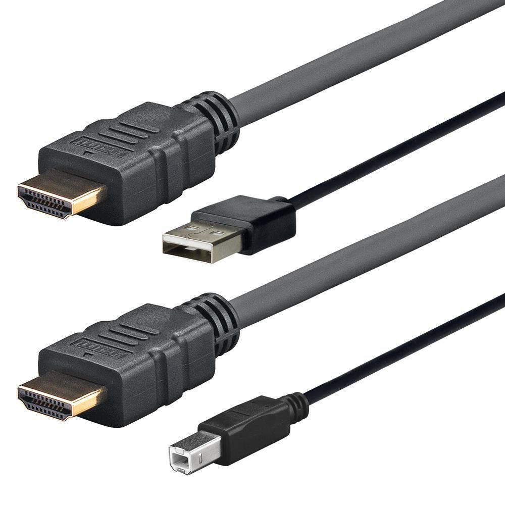 PRO HDMI CON USB 2.0 A/B 2M