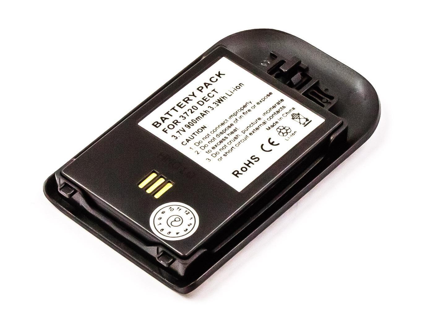 CoreParts MBCP0019 ricambio per telefono Batteria (Battery for Cordless Phone - 3.3Wh Li-ion 3.7V 900mAh - Avaya DH4, 3725 DECT