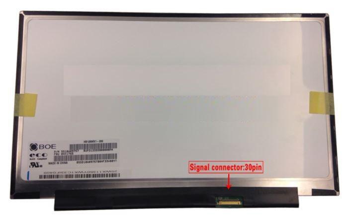 CoreParts MSC125H30-018M ricambio per laptop Display (12,5 LCD HD Matte - 1366x768 - LED Screen, 30pins Bottom Right Connector,