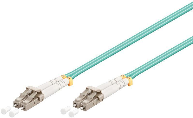 Microconnect FIB442010-FLAT cavo InfiniBand e in fibra ottica 10 m LC Colore acqua (Fiber Patch Cable - - LC/UPC-LC/UPC 10m OM3