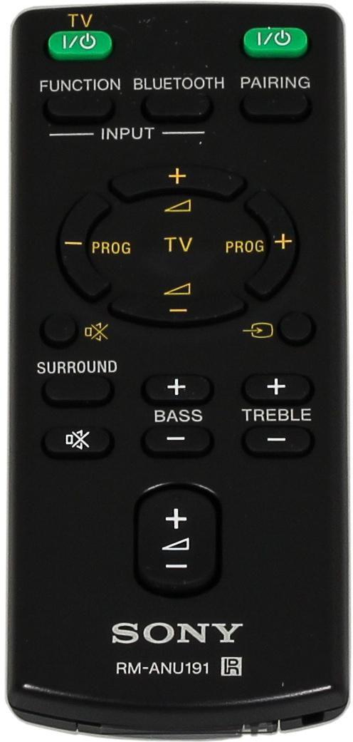 Remote Commander [RM-ANU191] - HT-CT60BT - Warranty: 6M