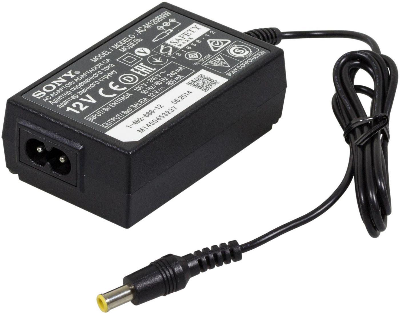 Sony 149268612 adattatore e invertitore Nero (AC-Adapter [AC-M1208WW] - Warranty: 6M)