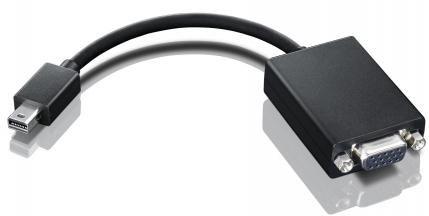 Lenovo 03X6402 0,172 m mini-DisplayPort VGA Nero (Mini Display Port To Vga Adapt - 03X6402, 0.172 m, - mini-DisplayPort, VGA, M