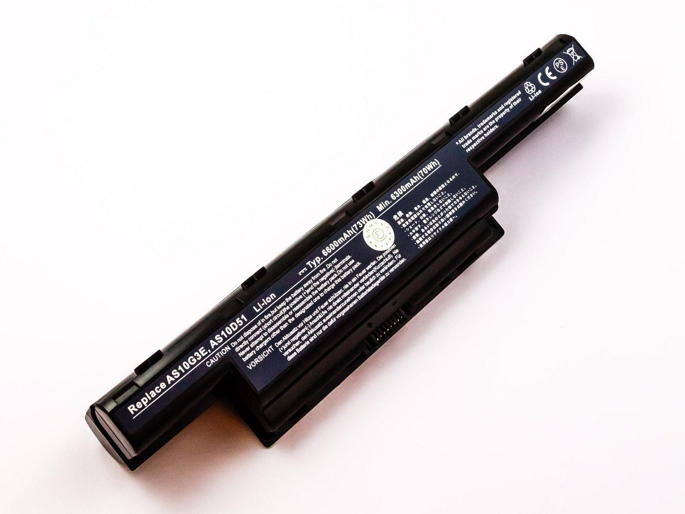 CoreParts MBI3385 ricambio per laptop Batteria (Laptop Battery for Acer 71Wh - 9 Cell Li-ion 10.8V 6.6Ah - Black 71Wh 9 Cell Li