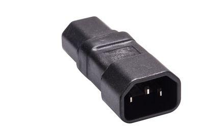 Microconnect PEA1415 adattatore per inversione del genere dei cavi C14 C15 Nero (Power Adapter C14 to C15 - IEC 320 C14 - IEC32