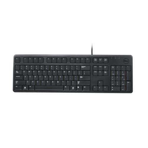 DELL KB212-B tastiera USB Inglese Nero (Dell USB Slim QuietKey Keyboard [UK]) - Versione UK