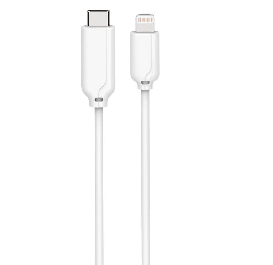 Microconnect USB3.1CL1 cavo Lightning 1 m Bianco (USB-C Lightning cable MFI 1M - 8Pin Lightning-USB Type C - Male White Support