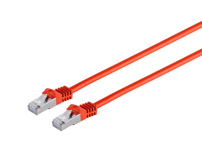 Microconnect SFTP703R cavo di rete Rosso 3 m Cat7 S/FTP [S-STP] (CAT7 S/FTP Network Cable 3m, - Red CAT7 S/FTP Network Cable -