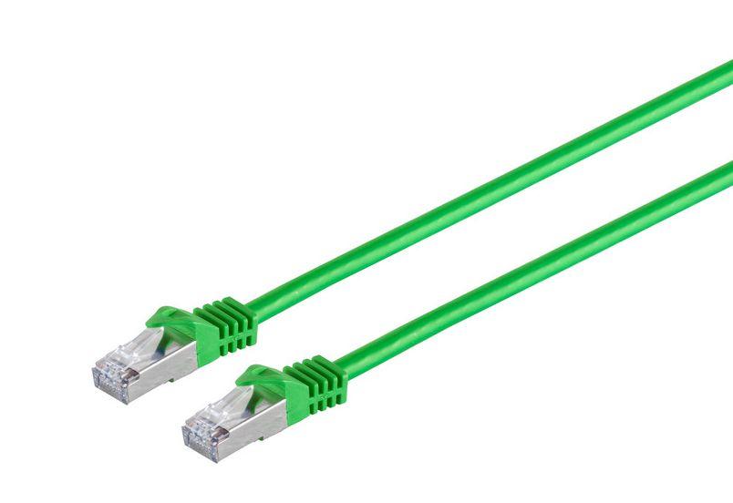 Microconnect SFTP7015G cavo di rete Verde 1,5 m Cat7 S/FTP [S-STP] (CAT7 S/FTP Network Cable - 1,5m, Green CAT7 S/FTP - Network