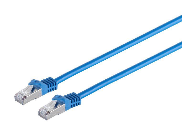 Microconnect SFTP7075B cavo di rete Blu 7,5 m Cat7 S/FTP [S-STP] (CAT7 S/FTP Network Cable - 7,5m, Blue CAT7 S/FTP Network - Ca