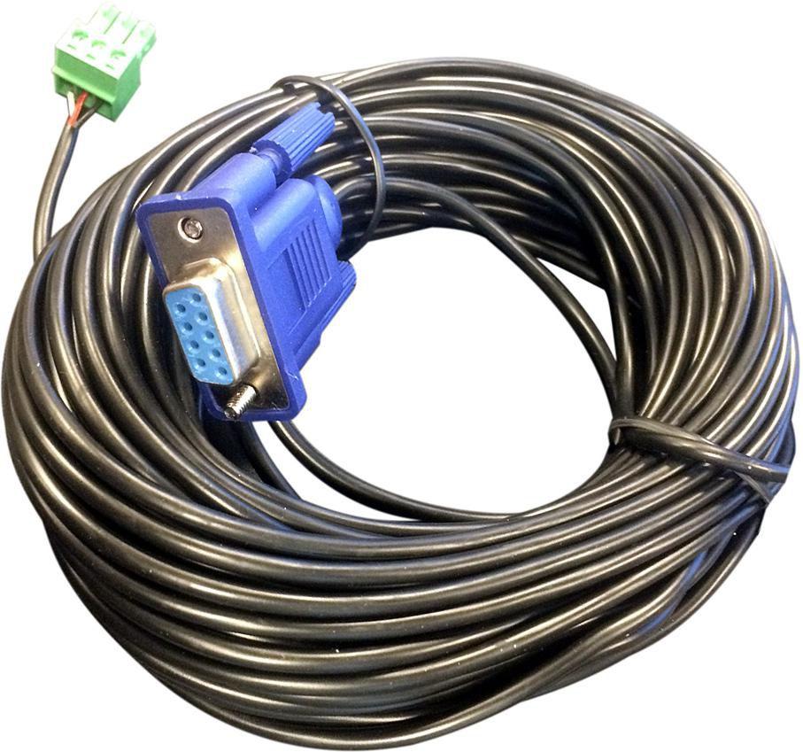 Vivolink VLCPARS232/15M cavo seriale Nero RS-232 Phoenix (Pro RS232 Cable 15M - . - Warranty: 24M)