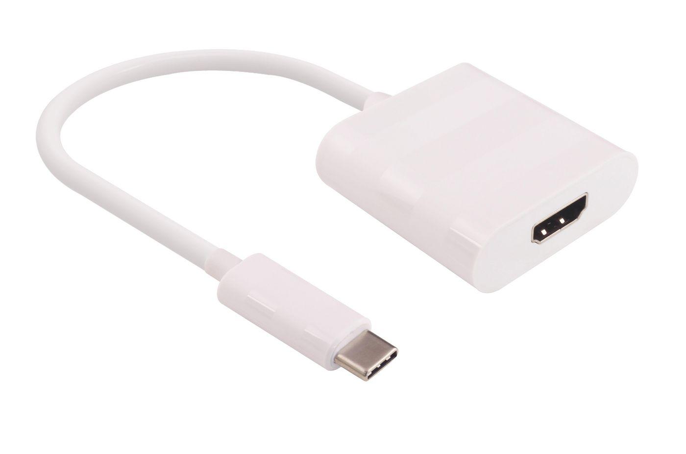 USB-C to HDMI, White