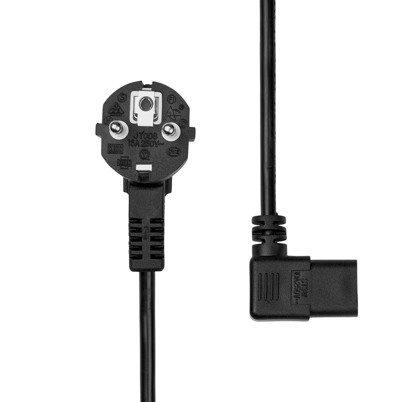 ProXtend PC-FAC13A-002 cavo di alimentazione Nero 2 m Spina di alimentazione di tipo F Accoppiatore C13 (ProXtend Power Cord Sc