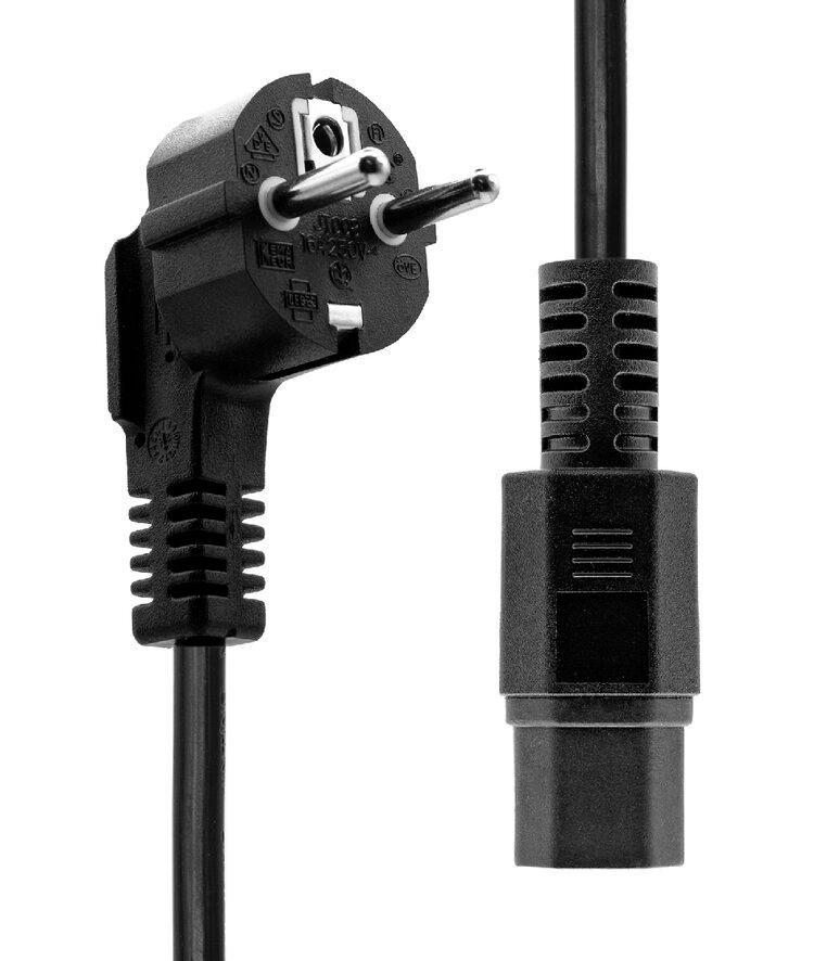 ProXtend PC-FAC15-003 cavo di alimentazione Nero 3 m Spina di alimentazione di tipo F Accoppiatore C15 (Power Cord Schuko Angle