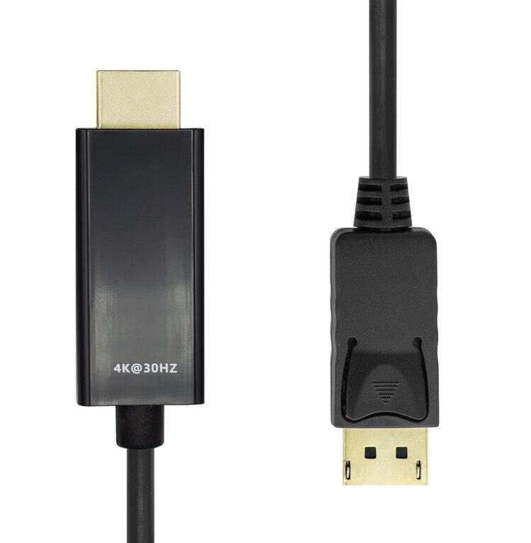 ProXtend DP1.2-HDMI30-002 cavo e adattatore video 2 m DisplayPort HDMI Nero