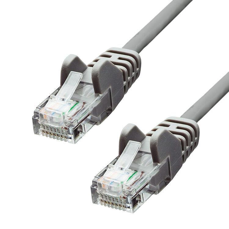 ProXtend V-5UTP-003G cavo di rete Grigio 0,3 m Cat5e U/UTP [UTP] (CAT5e U/UTP CCA PVC Ethernet - Cable Grey 30cm - Warranty: 36