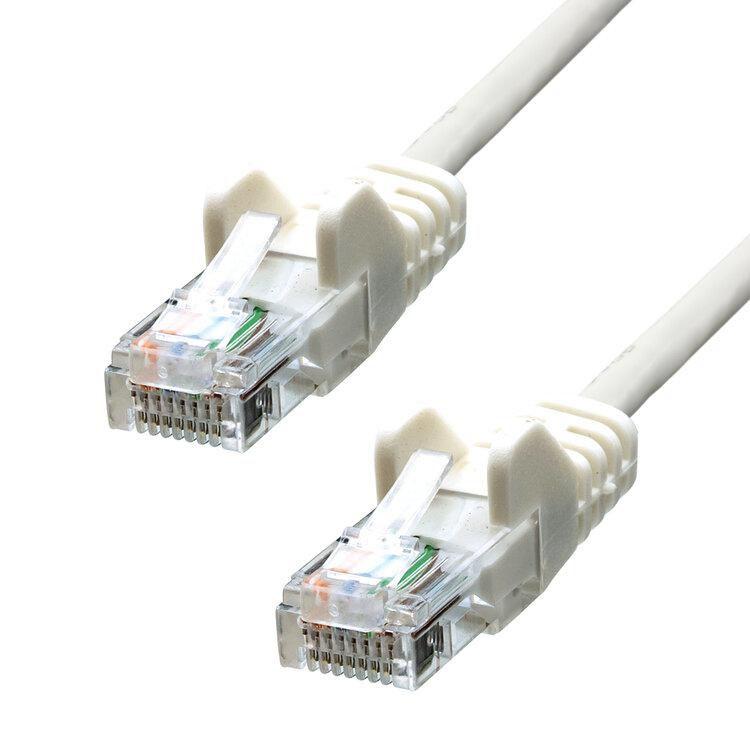 ProXtend V-5UTP-003W cavo di rete Bianco 0,3 m Cat5e U/UTP [UTP] (CAT5e U/UTP CCA PVC Ethernet - Cable White 30cm - Warranty: 3