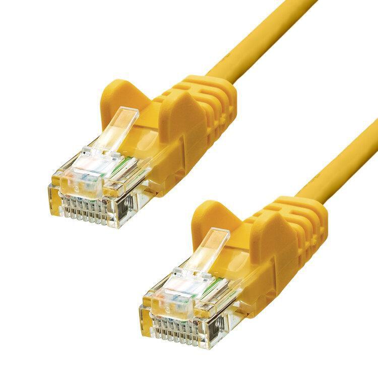 ProXtend V-5UTP-003Y cavo di rete Giallo 0,3 m Cat5e U/UTP [UTP] (CAT5e U/UTP CCA PVC Ethernet - Cable Yellow 30cm - Warranty: