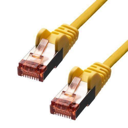 ProXtend V-6FUTP-002Y cavo di rete Giallo 0,2 m Cat6 F/UTP [FTP] (CAT6 F/UTP CCA PVC Ethernet - Cable Yellow 20cm - Warranty: 3