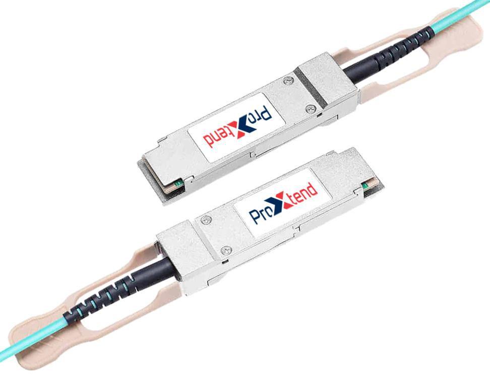 ProXtend PX-QSFP+BOA-00001-CI1 cavo InfiniBand e in fibra ottica 1 m 4x SFP+ Colore acqua (QSFP+ Breakout AOC 1M 40Gb/s - Warra