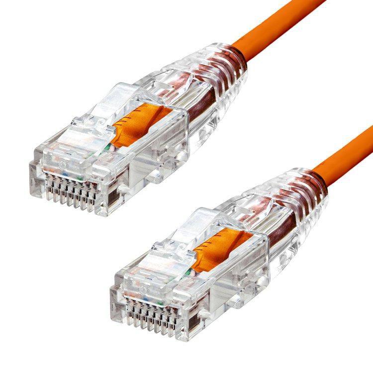 ProXtend S-6AUTP-05O cavo di rete Arancione 5 m Cat6a U/UTP [UTP] (Ultra Slim CAT6A U/UTP CU - LSZH Ethernet Cable Orange 5m -